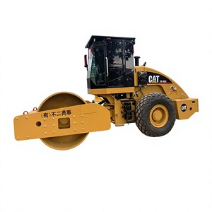 <b>Used</b> CAT CS-683E <b>Road</b> <b>Roller</b> Secondhand Vibratory Smooth Drum <b>Roller</b> High Quality - Product Image 1