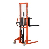 Nouveau transpalette manuel Tory, capacité 1100 lb, levée maximale 63 pouces, fourches réglables, pieds fixes, pour palettes Euro (non incluses)