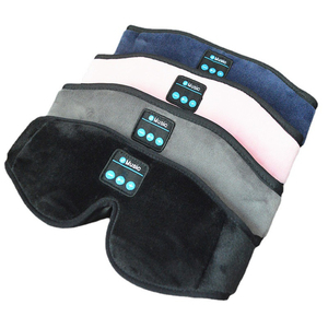 Masque <span class=keywords><strong>de</strong></span> sommeil 3D avec écouteurs intégrés, <span class=keywords><strong>casque</strong></span> mains libres BT V5.0, masque <span class=keywords><strong>de</strong></span> sommeil à bruit blanc, masseur oculaire - Product Image 3