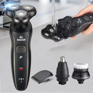 Rasoir électrique pour homme 4D rechargeable USB, lavable à l'eau, à trois têtes, avec fonction étanche pour le visage et la barbe - Product Image 3