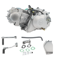 Moteur Yinxiang 140cc à refroidissement par huile, démarrage électrique/à kick, moto tout-terrain, moto YX140cc, embrayage automatique