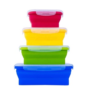 Contenitore di Preparazione per La Cucina O Bambini Scatole di Pranzo Del Silicone di Conservazione Degli Alimenti Contenitori - Product Image 1