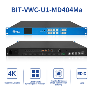 Matrice de raccordement <span class=keywords><strong>HDMI</strong></span> 4K60 pour grandes salles d'exposition, modes de raccordement 1x1, 1x2, 3x1, 1x4, 2x2, 4x1, processeur multiview, contrôleur de mur vidéo - Product Image 4