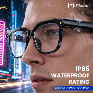Lunettes intelligentes Miccell PAG01 avec IA, indice d'étanchéité IP65, traduction en temps réel par IA, caméra invisible 8MP, écouteurs ouverts, mains libres - Product Image 5