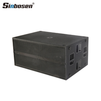 Système audio actif puissant Sinbosen Dual 18 pouces 9006S avec caissons de basses et haut-parleurs professionnels