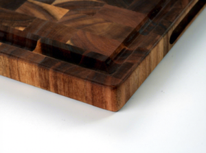 Planche à découper rectangulaire en bois, épaisseur 2,0 cm, antidérapante, emballage individuel - Product Image 6
