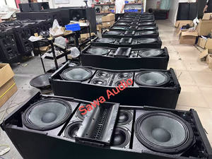 Loa line array chủ động 3 đường tiếng kép 12 inch 4K HDL 50-A, hệ thống âm thanh công suất lớn chuyên nghiệp, loa ngoài trời - Product Image 4
