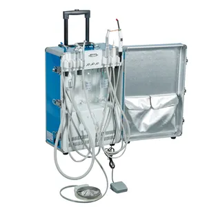 MT Unit mobil portabel mesin Unit gigi turbin Unit dengan kompresor udara untuk klinik dan rumah sakit