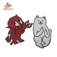 Doek Custom Geweven Patch/Borduren 3D Pvc Patch Silicon Patch Voor Kleding