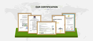 Dalles de sol en bois blanc de luxe personnalisables, revêtement de sol en vinyle PVC à clipser anti-rayures, étanche pour intérieur - Product Image 5