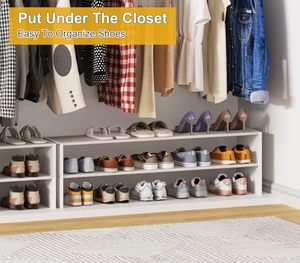 Wholesale Stackable 31-Inch Extra-Wide 2-Tier Non-Folding Wooden <b>Storage</b> Rack OEM/ODM Custom <b>Kitchen</b> Sundry Organizer - Product Image 3