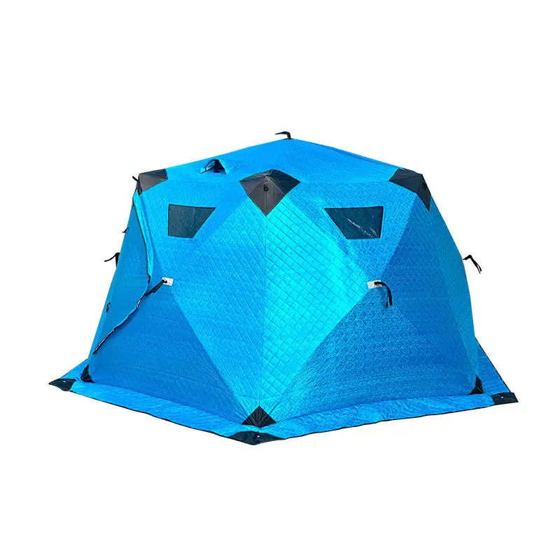 2024 야외 면직물 보온과 두꺼운 방한 멀티 휴대용 얼음 조각 텐트 야외 캠핑