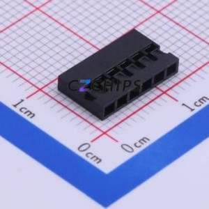 A2005H-6P Housing (Wire-to-Board / Wire-to-Wire) P=2mm Connector ( Jack Structure: 1x6P )( Pitch: 2mm )( Number of Rows: 1 ) - Product Image 1