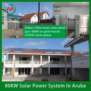 Système d'énergie solaire hors réseau de 50 kW à 100 kW avec batteries lithium-ion de 200 kW et contrôleur MPPT pour hôtels et fermes - Product Image 2