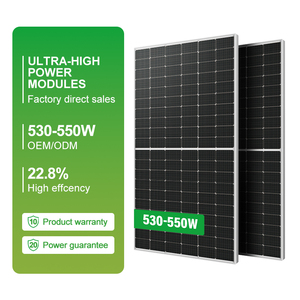 Hiệu quả cao 550-580W Monocrystalline bifacial Tấm Pin Mặt Trời n-loại khung nhôm để sử dụng nhà - Product Image 2