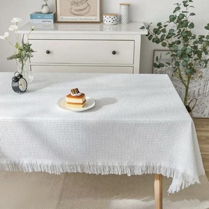 Papier peint <span class=keywords><strong>de</strong></span> campagne élégant <span class=keywords><strong>de</strong></span> Style <span class=keywords><strong>français</strong></span> sur la nappe naturelle pure <span class=keywords><strong>de</strong></span> Style campagne française respirante en lin <span class=keywords><strong>de</strong></span> <span class=keywords><strong>Table</strong></span> à manger - Product Image 2