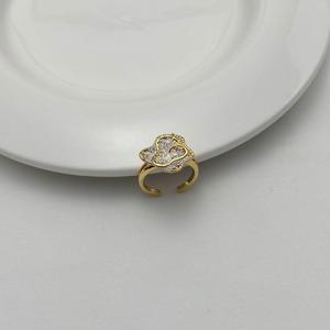 Anillo Ajustable para <span class=keywords><strong>Mujer</strong></span>, Serie <span class=keywords><strong>Levis</strong></span> Lace Skirt, Novedad 2025, Estilo Ligero y Lujoso, Chapado en Oro, Aleación con Piedra Natural - Product Image 6