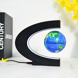 C nhựa máy tính để bàn Trái Đất bản đồ thế giới Globe quay Magnetic Levitating Magnetic nổi Globe cho trẻ em giáo dục trang trí nội thất - Product Image 4