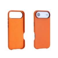 5 Étuis en cuir intégrés de style rétro vintage, spécialement conçus pour l'iPhone 16e uniquement, avec bouton latéral à action unique