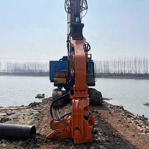 Martillo vibrador hidráulico de alta frecuencia KN250, martillo vibratorio montado en excavadora, máquina de apilado - Product Image 3