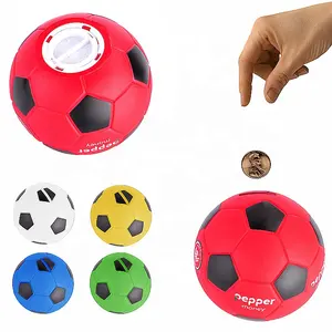 Wholesale Promotional Custom Football Piggy Bank Baby Safe Plastic PVC Ball Shape Money Box Piggy Bank
