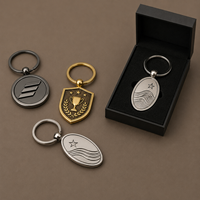 Porte-clés en métal personnalisé, finition or antique, logo en relief, vente en gros, cadeau promotionnel, souvenir commémoratif