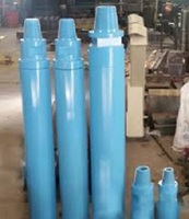 Forets de perçage à percussion électrique noirs personnalisés OEM PRL 6 pouces DTH HAMMER SDS Plus avec pointe en carbure pour forage de puits