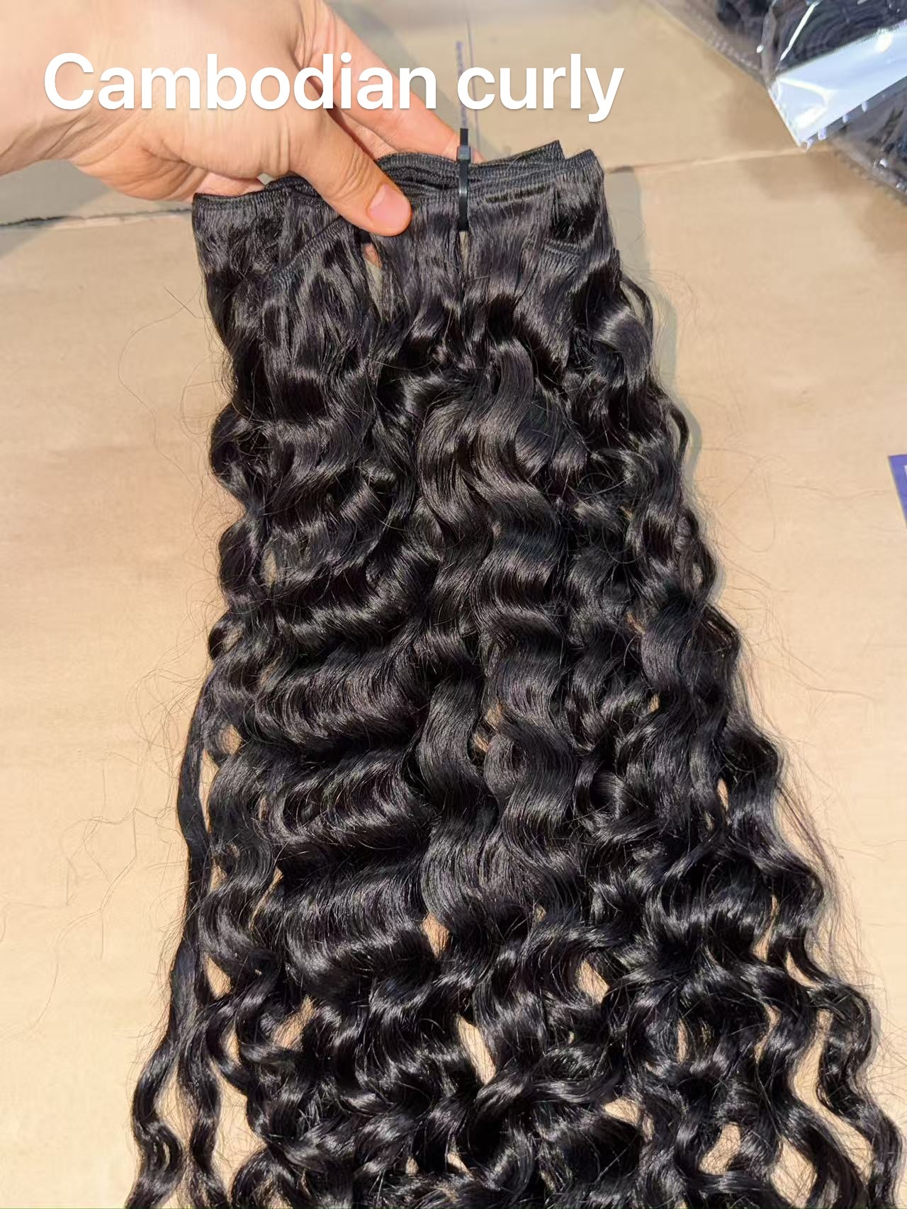 Cambodian curly 1 bundle