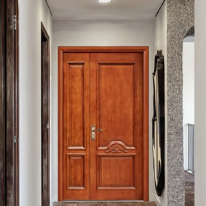 Hiện đại phong cách Anh gỗ rắn đôi cửa cho nhà nhập hoàn thành bề mặt cho phía trước hoặc phòng ngủ khách sạn sử dụng - Product Image 6