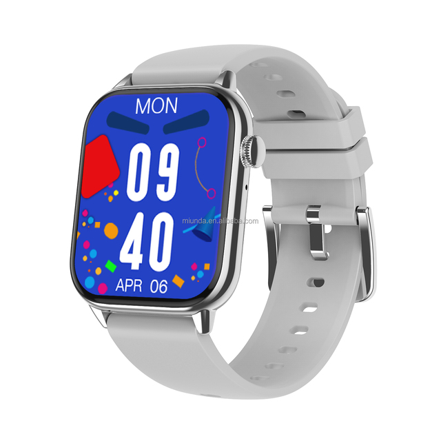 Miunda Smart Watch MU-W10 1.9inch Screen Male Female Fitness Tracker 20+ Sports Mode IP68 Heart Rate Blood Oxygen Smartwatches