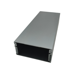 Al 6063 Caja de aluminio extruido Perfiles de aluminio Caja de conexiones Corte Doblado Soldadura Servicios de punzonado Plata anodizada - Product Image 2