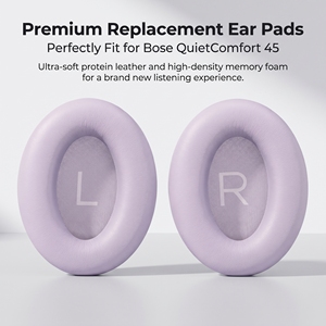 Coussinets d'oreille en cuir pour casques <span class=keywords><strong>Bose</strong></span> QuietComfort QC35 II, QC35, QC45 – Coussinets de remplacement professionnels pour écouteurs - Product Image 3