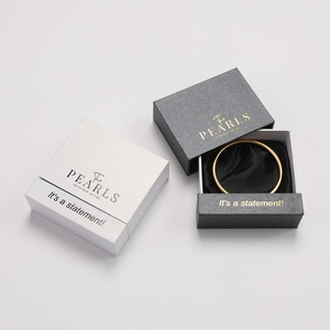 Luxury Sliding Drawer Jewelry <b>Box</b> Custom Gold Foil Logo Rigid Paper <b>Gift</b> <b>Box</b> For Ring Necklace Bracelet <b>Earring</b> Packaging - Product Image 5