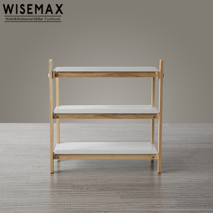 WISEMAX FURNITURE Offre Spéciale maison moderne <span class=keywords><strong>pas</strong></span> <span class=keywords><strong>cher</strong></span> étagère à chaussures en métal étagères porte stockage en bois massif chaussures casiers étagères à chaussures - Product Image 3