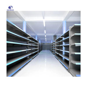 헤비 듀티 슈퍼마켓 선반 금속 디스플레이 선반 상점 스탠드 용 곤돌라 소매 식료품 점 랙 상점 선반 - Product Image 4