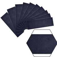 10PCS Imkerei ausrüstung mittlerer Langs troth Bienenstock rahmen mit Kunststoff fundament Unmontierte Bienen rahmen
