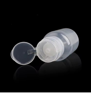 Flacon pompe vide 200 ml pour dissolvant de vernis à ongles, distributeur de nettoyant transparent rechargeable, outil de manucure professionnel, vente en gros - Product Image 3