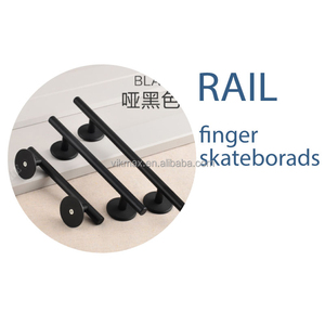 Rail de fingerboard en métal, rail de grind mini en acier inoxydable, accessoires pour finger skateboard - Product Image 2