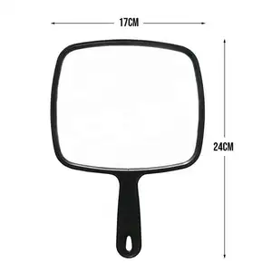 DOCARELIFE 간단한 새로운 디자인 소형 휴대용 및 내구성 핸드 헬드 사각 메이크업 손 거울 개인 CE ROHS FCC