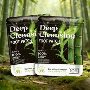 Penjualan Terbaik Bantalan Kaki Plester Kaki Pembersih Detoks Bantalan Kaki Detoks Diskon Meredakan Kelelahan Meningkatkan Kualitas Tidur Plester Pembersih Bambu Alami - Product Image 1