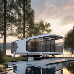 <strong>Bathroom</strong> and Kitchen Toilet <strong>Shower</strong> Prefabricated House Galvanized Steel Frame Small House Al. Alloy Shell Modern Space <strong>Capsule</strong> - Product Image 2