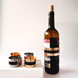 Lecture rapide Sécurité Ménage En Acier Inoxydable Boisson en Métal De Bouteille De Vin Refroidisseur Thermomètre - Product Image 4