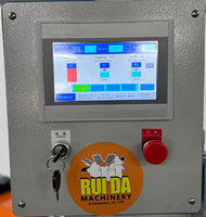 Machine de sérigraphie carrousel pour tissus, t-shirts, étiquettes et gants, à une couleur