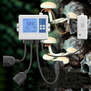 Tienda de campaña de día y noche para cultivo de plantas, monitor de dióxido de carbono hidropónico para invernadero, 2 canales, fotocélula, controlador de CO2 de 10000ppm - Product Image 6