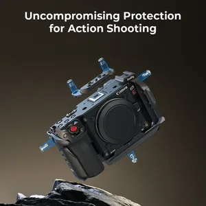 Canon eos c50 एल्यूमीनियम मिश्र धातु के लिए c50 एल्यूमीनियम मिश्र धातु पूर्ण कैमरा केज मॉड्यूलर डिजाइन एचडीएमआई केबल क्लैंप पेशेवर रिग - Product Image 3