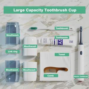 Wholesale Simple Design <b>Travel</b> Toothbrush Holder <b>Washing</b> Cups Toothbrush Gargle Cup - Product Image 5