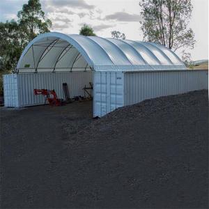 Abri dôme en métal pour conteneur maritime 33x20 pieds, résistant au vent et à la neige, avec toit en PVC 21oz pour stockage extérieur et <span class=keywords><strong>garage</strong></span> automobile - Product Image 6