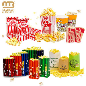 Cajas de Papel Impresas Personalizadas al por Mayor en 3D, Mini Cajas para Fiestas de <span class=keywords><strong>Cine</strong></span>, Color Rosa, Desechables, para Empacar Alimentos, Pollo, Palomitas de Maíz - Product Image 2