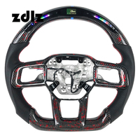 Convient pour Ford 2023 + Mustang GT Shelby GT500 LED rouge poudre en Fiber de carbone volant prend en charge la personnalisation