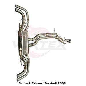 Vortex High-Performance Stainless Steel Catback <b>Exhaust</b> For Audi RSQ8 2023-2025 Racing Tuning System - Product Image 5
